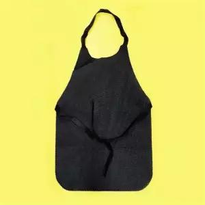 위생앞치마 두꺼운 부직포 앞치마 검정