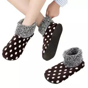 덧신 양말 겨울 슬리퍼 3족 여성용 EA 세트 방한