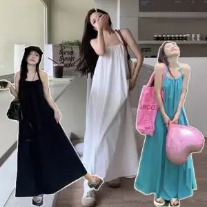 여름원피스 여성 여름 끈조절홀터넥 뒷트임A라인 데이트룩 원피스