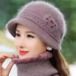 겨울 중년 여성 엄마 할머니 벙거지 모자 버킷햇 (WFKHFPU)