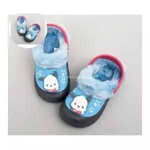 (제스트)포차코 방한 풋팅 겨울슬리퍼 캐릭터 샌들 털신 아동