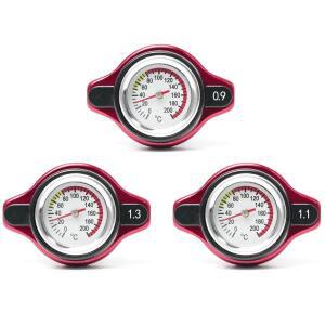 굴삭기고무패드 레드 써모 라디에이터 캡 탱크 커버 유틸리티 안전이있는 수온 게이지 0.9 바/1.1 바 자동