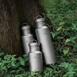 티타늄 물통 하이킹 방지 플라스크 야외 수통 보틀