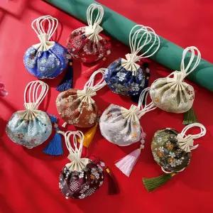 전통 복주머니 파우치 소 기념품 선물포장 소품 장식