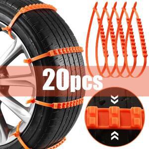 직물 스노우체인 차량용 나일론 타이어 체인, 범용 SUV 트럭, 자동차 휠, 미끄럼 방지 안전 눈 조절 가능,