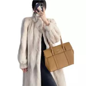 모피 재킷 여성 롱코트 밍크코트 퍼코트 아우터