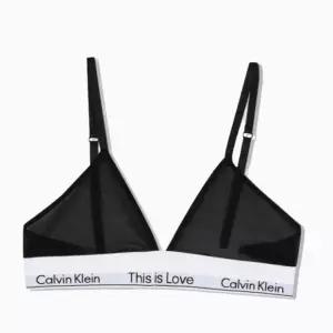 [Calvin Klein]UNDERWEAR Calvin Klein 브라렛 언라인드 트라이앵글 블랙 QF7204-UB1 698380