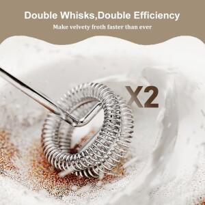 누리식 우유 거품기 자동 회전 전기 블렌더 커피 라떼 카푸치노 메이커 미니 무선 핸드헬드