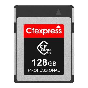 128GB CFExpress 타입 B 메모리 카드 - 카메라용 4K RAW용 니콘 Z6 / Z7과 호환되는 사진 및 비디오 녹화용