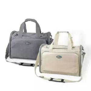 강아지 이동가방 베이지 고양이 켄넬 백팩 이동장