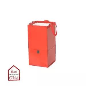 올비아 롱 멀티바스켓 레드 1P 장바구니 분리수거함