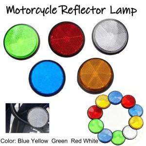 원형 반사경 자동차 트럭 바이크 오토바이 야간 굴절광 부품 전기 자전거