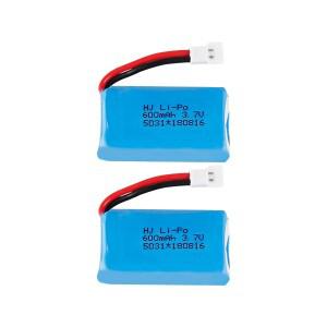 2개/몫 1 개 3.7V 600mAh 752030 Syma X9 RC 비행기 쿼드콥터 드론 예비 부품용 25c Lipo 배터리