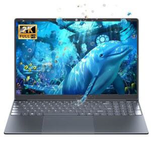 Nmybwo 16인치 노트북 컴퓨터 Alder Lake N95 CPU(최대 3.4GHz) 12G LPDDR5 RAM 512GB SSD, Narrow Bezels 1920 * 1200 2K FHD IPS 화면 / Backlit KB / 지문 잠금 해제(12G+512GB SSD)