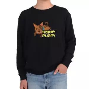 기모맨투맨 해피 퍼피 점박이 강아지 친구그림 다양한색상 전사이즈 (WFKIWE0)