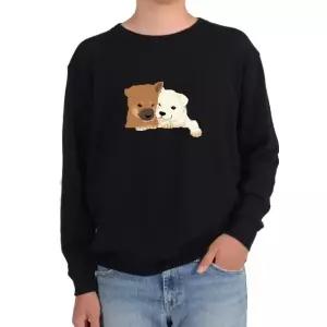 기모맨투맨 강아지 친구 FRIEND 우정그림 다양한색상 전사이즈 (WFKIWG4)