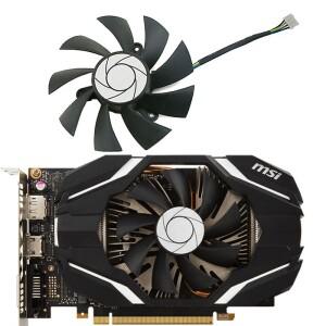 새로운 85MM 4PIN HA9515H12SF-Z GTX 950 1060 GPU 팬, MSI R7 360, ITX 그래픽 카드 냉각 팬용