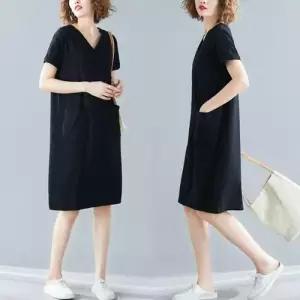 하객룩 깔끔원피스 기본원피스 반팔원피스 심플원 WFLQAP3
