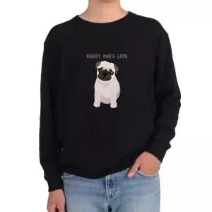 기모맨투맨 인생을 즐겨라 강아지 불독그림 다양한색상 전사이즈 (WFKIWZ6)