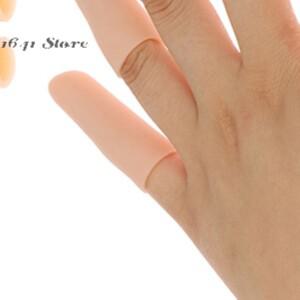 10개/세트 실리콘 젤 튜브 손 보호대 손가락 보호대 통증 완화 엄지 보호 캡