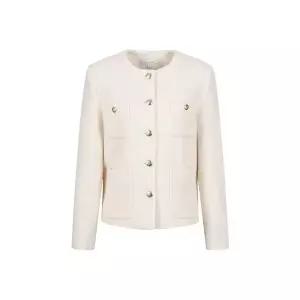 [하프클럽/코인코즈]코인코즈 라운드넥 트위드 자켓_DW4WJ108