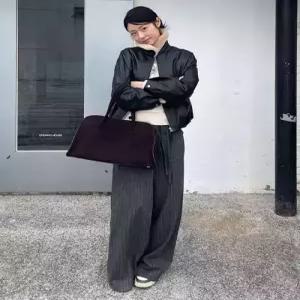 셀렙샵에디션 celebshopedition 25FW 기모 스트라이프 랩 스커트팬츠