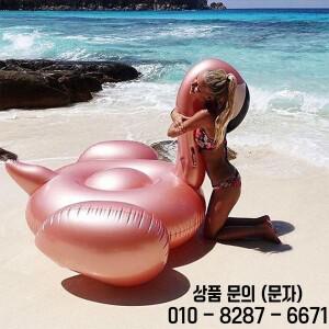 플라밍고 풀 플로트 재미있는 해변 풍선 수영장 장난감 침대 여름 뗏목 라운지 매트