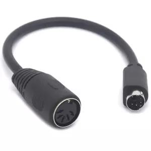 GLHONG PS/2에서 키보드 케이블 어댑터 - 6핀 미니 딘 남성에서 5핀 미디 여성