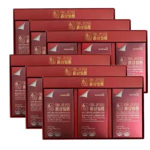 헬씨허그 애니타임 홍삼필름 6년근 홍삼농축액 진세노사이드 4.2mg 60매, 6개