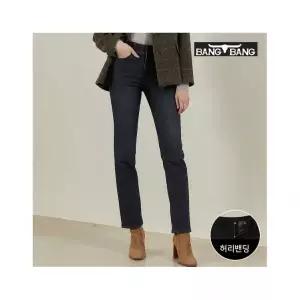 뱅뱅 여성 보아퍼 라이크라 본딩 데님 네이비1065522