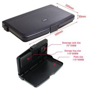 벤츠 텀블러 컵홀더 Holde 차량용 테이블 센터 접는 자동차 콘솔 뒷좌석 선반 식사 트레이 컵 스토리지 인테리어 휴대용 부품 다기능 음식