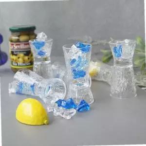 크리스탈 타투 양면 소주잔 6P 세트 샷잔 소주컵 선물