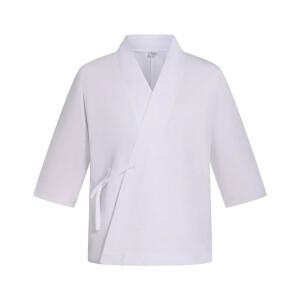 일본 요리사 유니폼  음식 서비스 재킷  남성 셔츠 작업 상의  주방 코스튬 레스토랑