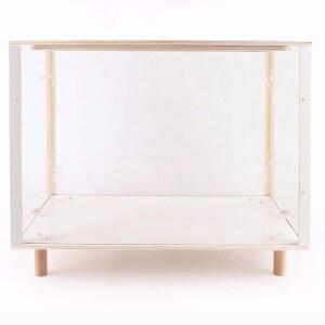 케 미니펫 은신처 디럭스 옐로우 둥지 쿠션 3단 미니펫하우스 60 빌라