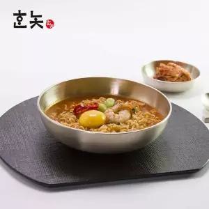 수공예품 033IQF15 신혼식기 낮은 방짜 유기면기