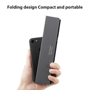 블루투스 키보드 휴대용 포함 거치대 초박형 핸드폰 충전식 맥용 무소음 접이식 무선