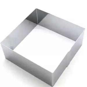 높은사각 제빵 무스틀 3호 템플릿 사각틀 떡틀 스텐틀 디저트 모양틀 21x6