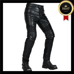 새로운 오토바이 청바지 PU 가죽 방수 남자 4X CE 무릎 엉덩이 패드 모토 크로스 라이딩 레이싱