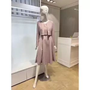 [롯데백화점]SOUP 스퀘어넥 플리츠 자켓형  원피스(SC2OPM0)