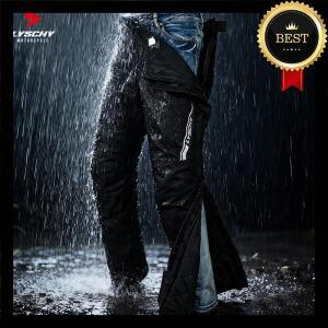 LYSCHY 오토바이 퀵 릴리즈 팬츠 겨울용 방수 모터바이크 탈착 바지 CE 안티폴 오프로드