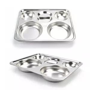 스텐 846QZB68 27종 단체급식 4찬 성인 식판 35.5x28.7cm 34호