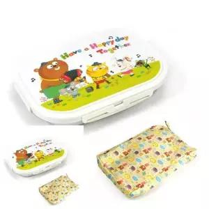 스텐 190AZF01 급식 식판 락 식판 뚜껑 주머니 어린이집식판 단체급식식판