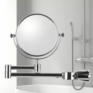 면도경 소 화장실면도거울 욕실확대경 샤워실원형샤워 (KYR-WF0E8F6)