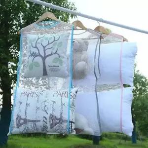 빨래건조망 메쉬망 대형 베개 건조기 소품 정리망 4컬러 인형 건조망 (WFKKMT2)