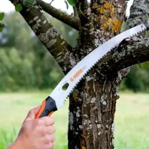 커브형 전지톱 14인치 컷팅 도구 톱날 홀스터 손잡이형 (WFKKNAV)