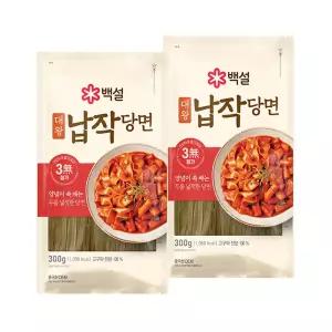 백설 대왕 납작당면 300g x2개