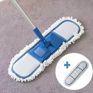 길이 조절 밀대 대형 회전형 물걸레 초극세사 방걸레 청소용 가정용 청소포 패드