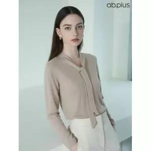 [ab.plus/신상] 타이 브이넥 니트 (LSZ4MW43A)