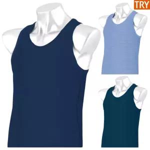 트라이 남성 여름 쿨 냉감 인견 남자 런닝 3매입 XZ51