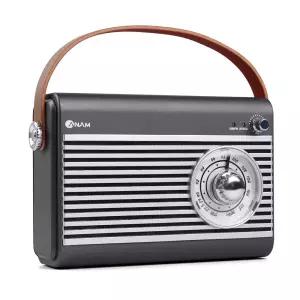 A-RT80 레트로 라디오 블루투스 스피커 USB AUX FM라디오 휴대용